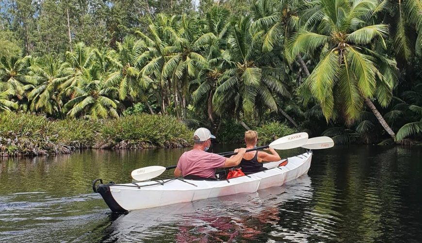 Kayak in Seychelles