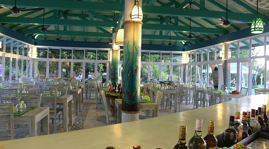 Fish Trap Restaurant and Bar on the waterfront at La Passe, La Digue
