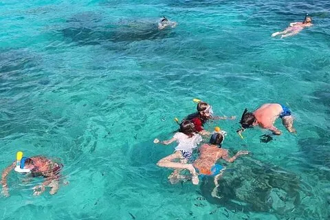 Glassbottom Boat & Crystal kayaks SteAnneMarinePark Snorkelling