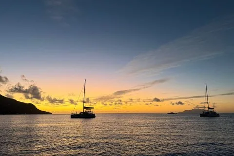 Private Sunset Cruise from Praslin Island
